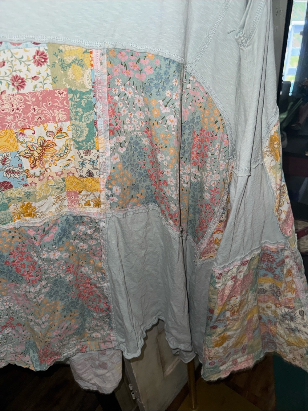 BlueVelvet patchwork dress - Picture 4 of 7